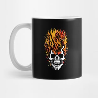 Fire skull Mug